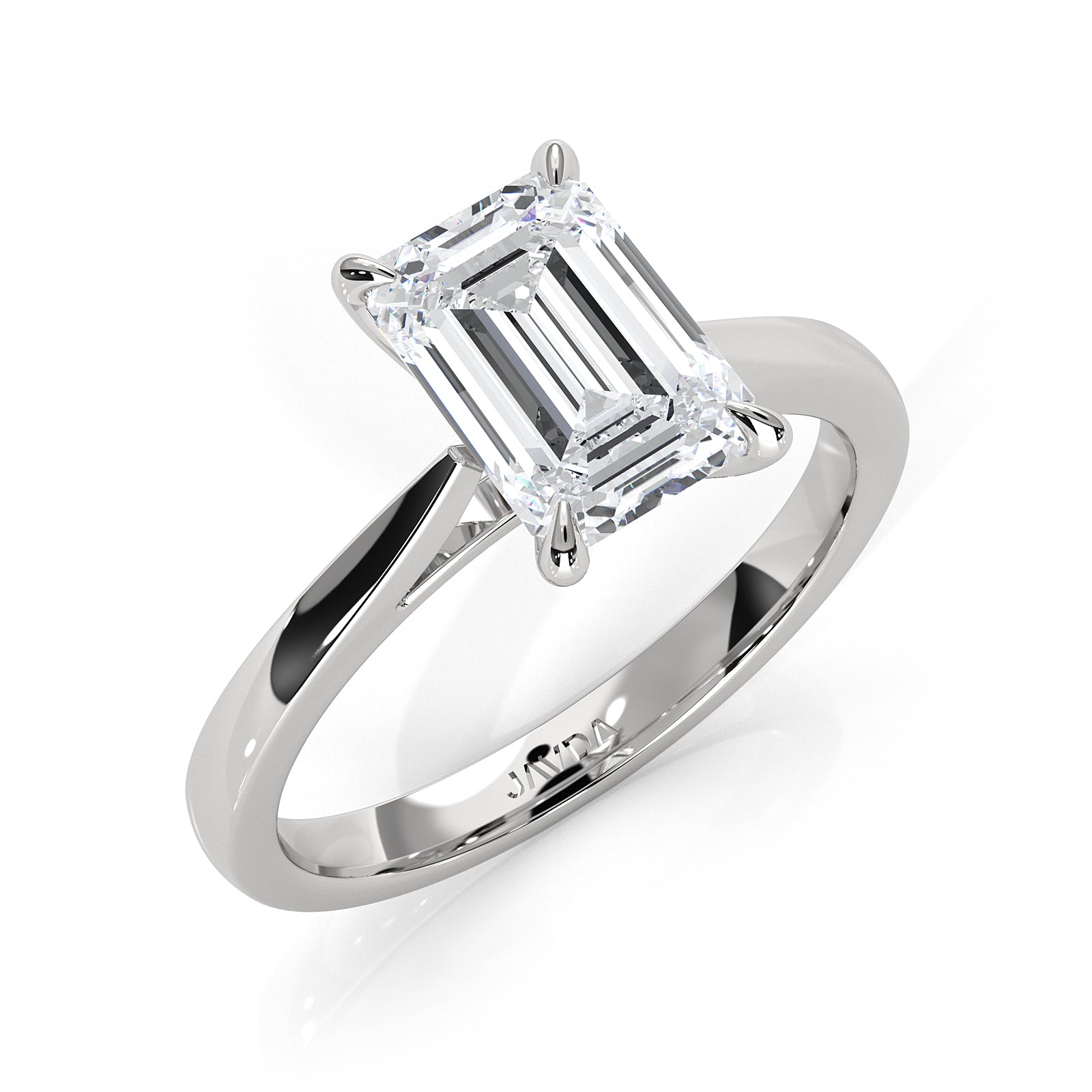 4.5g Princess Prong Setting Lab Grown Diamond Engagement Solitaire Ring IGI Certified 1.00 Ctw.